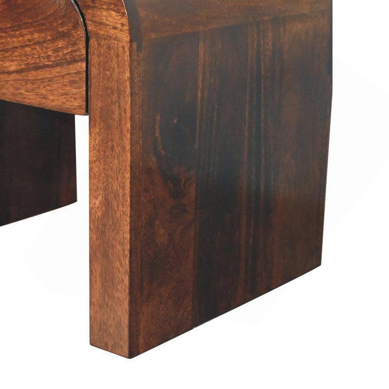 Table de chevet à 1 tiroir Wood