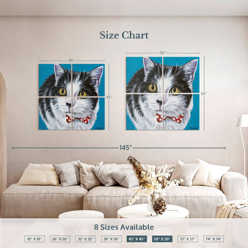 Brampt Classy Cat I, 50" H x 50" W