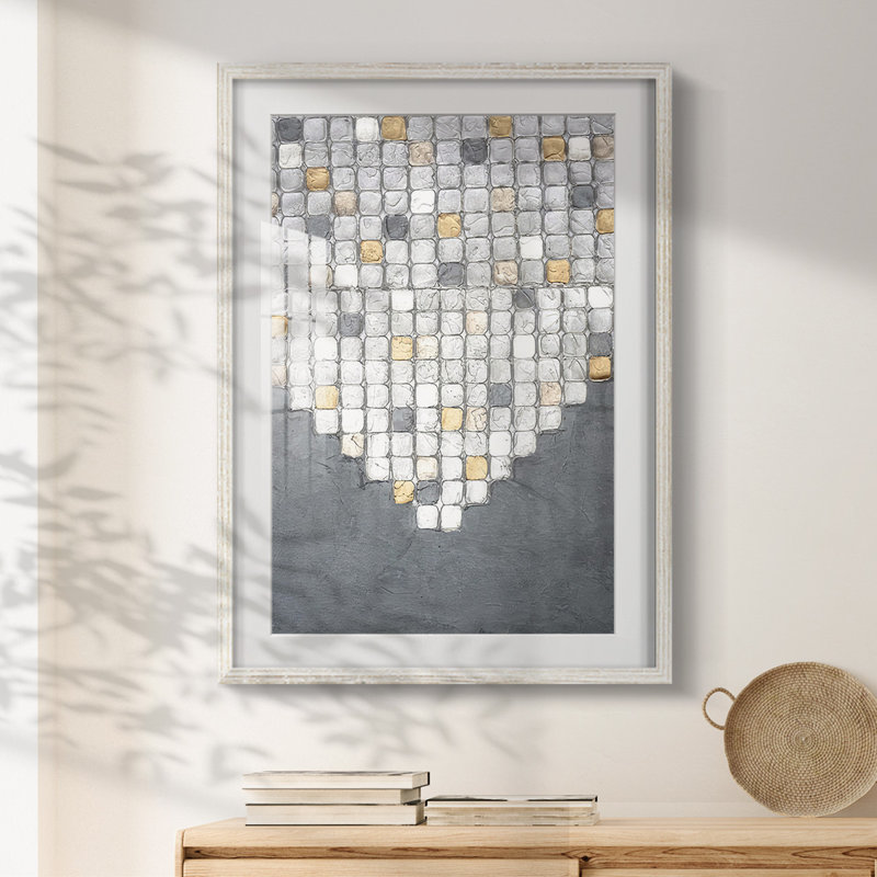 Échelle chromatique I - impression encadrée, Blanc, H 19,5 po x l 16,5 po