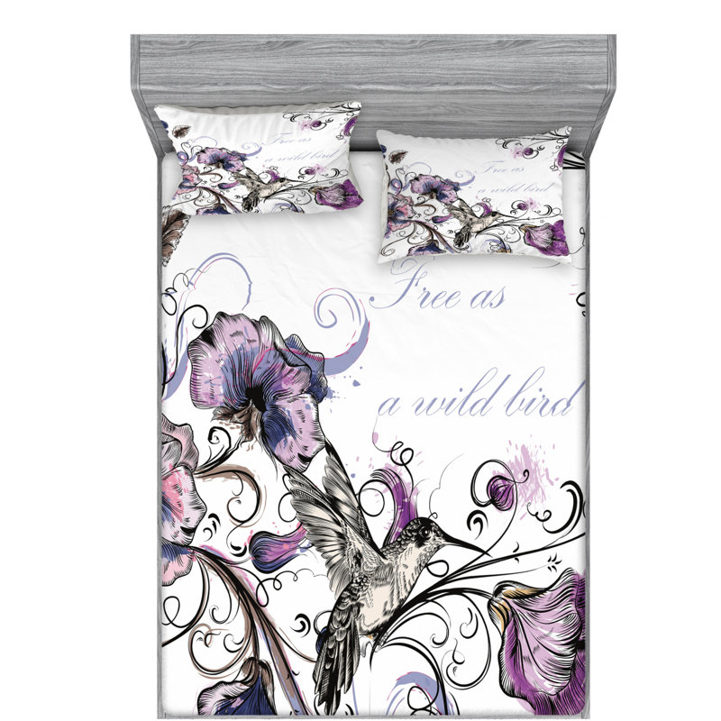 Microfiber Sheet Set, Queen Sheet Set + Fitted Sheet + 2 Pillowcases
