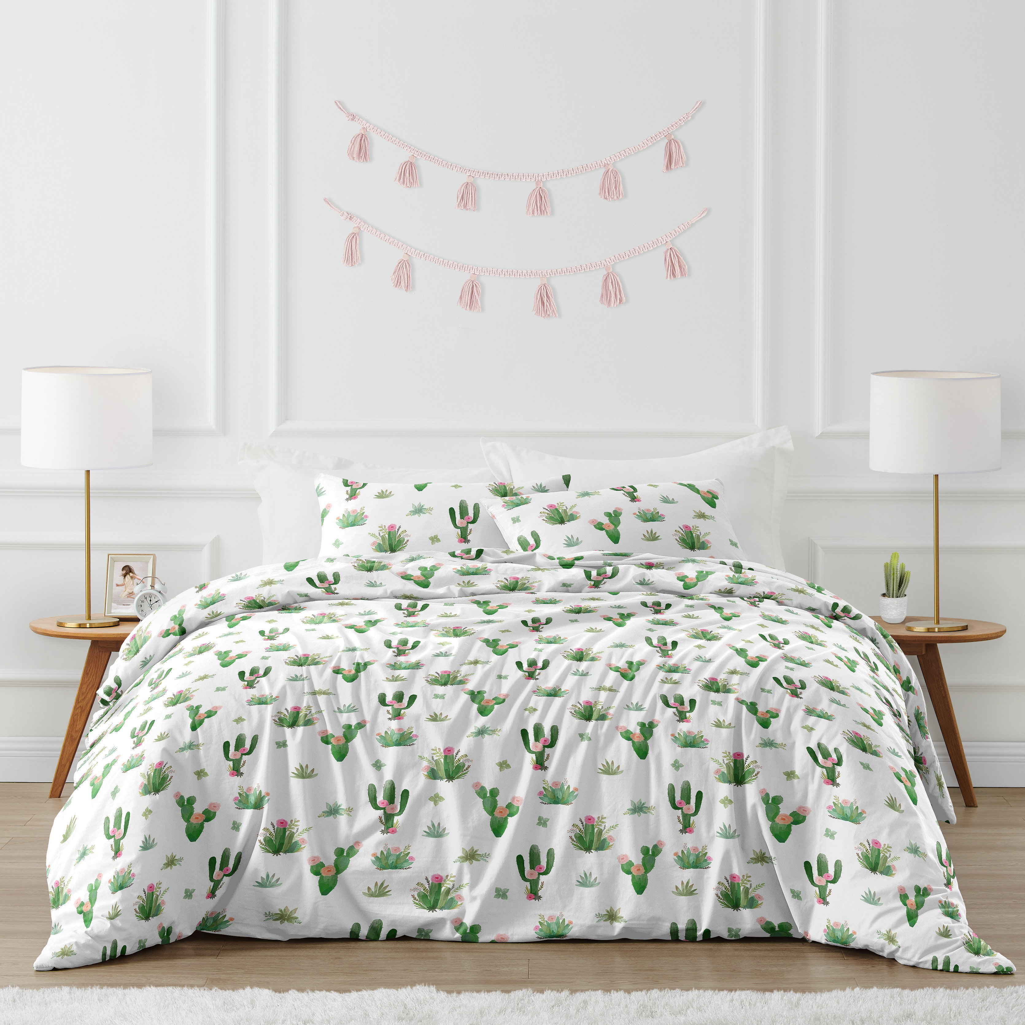 Sweet Jojo Designs Cactus Floral 3 Piece Comforter Set & Reviews