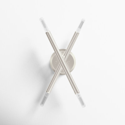 Poco 4 Light Steel Dimmable Armed Sconce