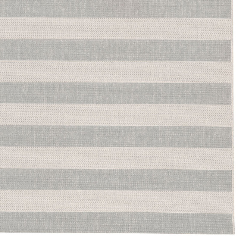Alimah Striped Indoor / Outdoor Rug, Rectangle 3'11" x 5'6"