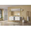 96 po X P 48 po H Miroir de salle de bain à cadre en métal pour mur, miroir de salle de bain, miroir de meuble-lavabo de ferme, antirouille, suspendu horizontalement ou verticalement