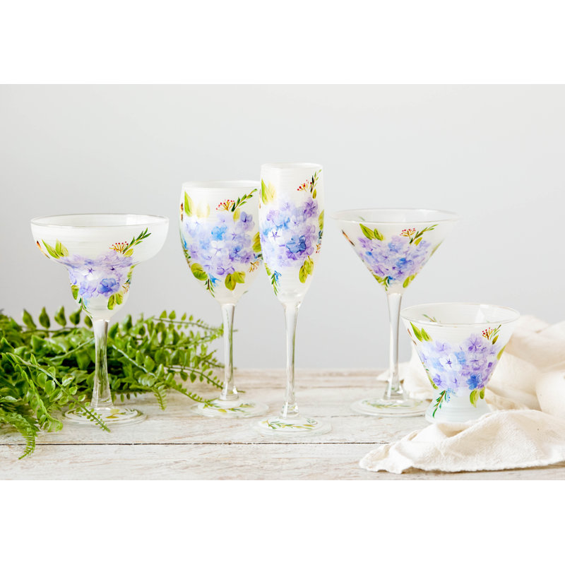 Le printemps à Parris Shamrock 8,5 oz. Flûte en verre