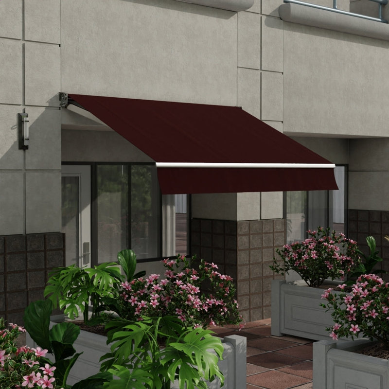 Tissu en tweed Sunbrella 60 po, Dubonnet