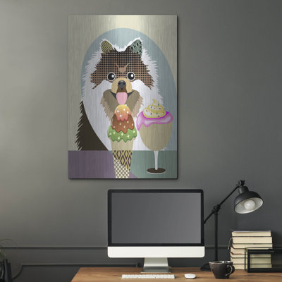 'Pomeranian' by Lanre Adefioye, Metal Wall Art