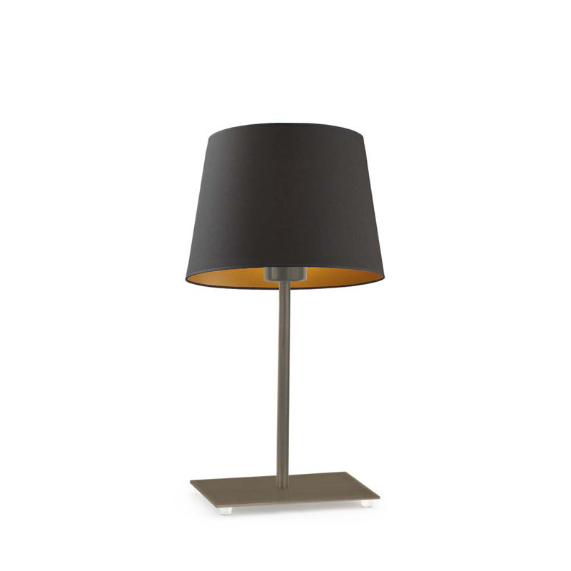 Eaden Metal Table Lamp, Black, Gold