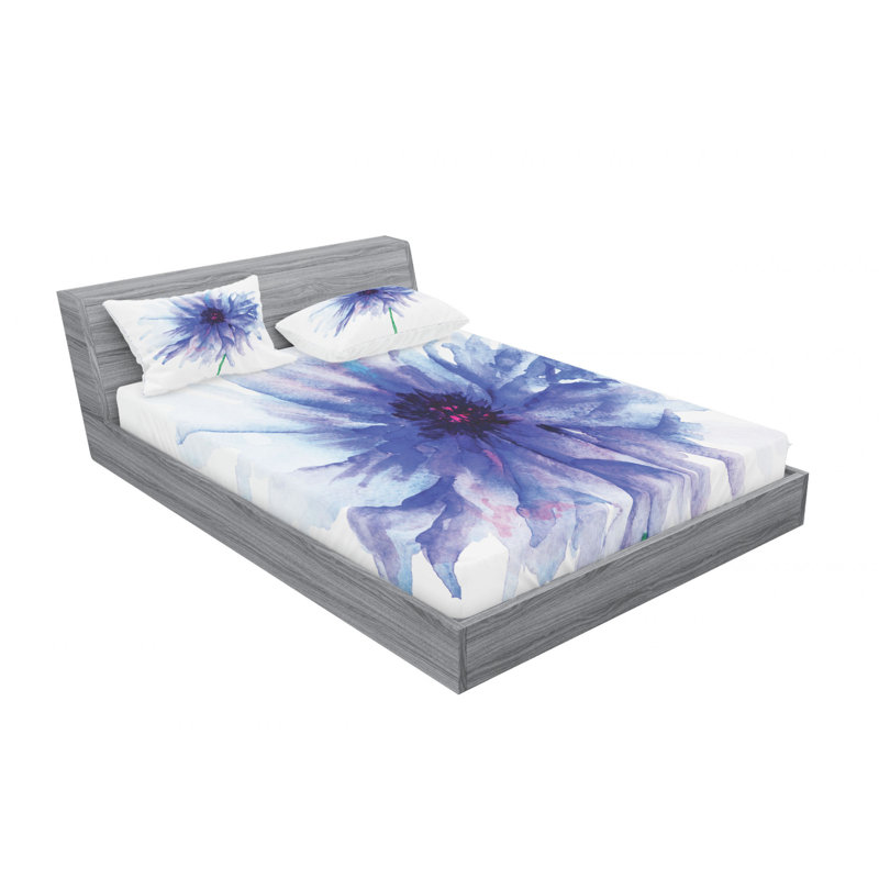 Microfiber Sheet Set, Queen Sheet Set with Fitted Sheet