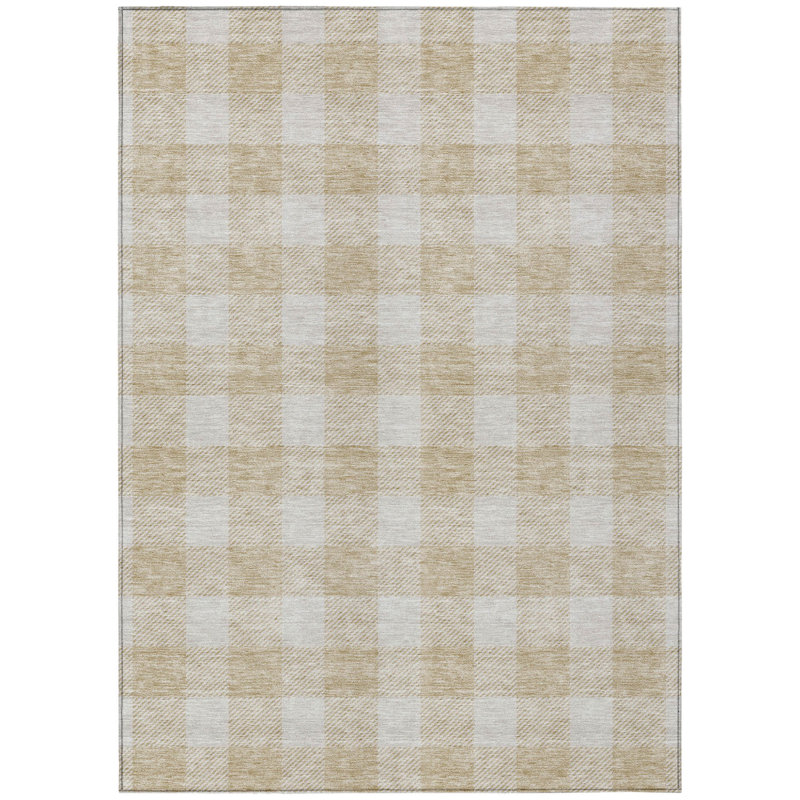 Tapis intérieur lavable beige 9 'X 12'