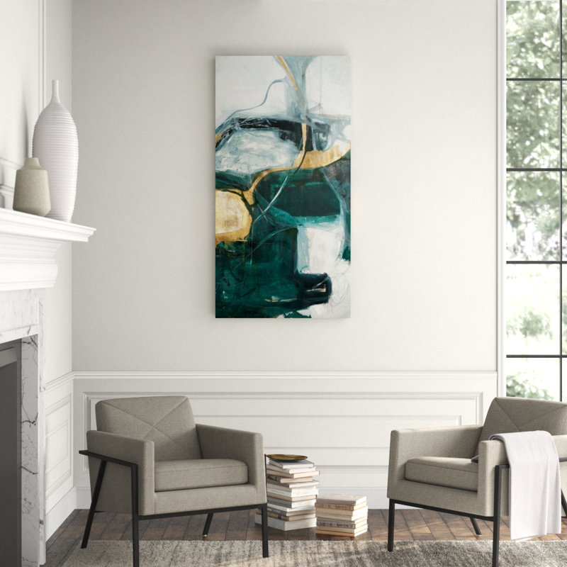 Bloquer III Print by Kelly O'Neal, 47" H x 24" W x 1.5" D