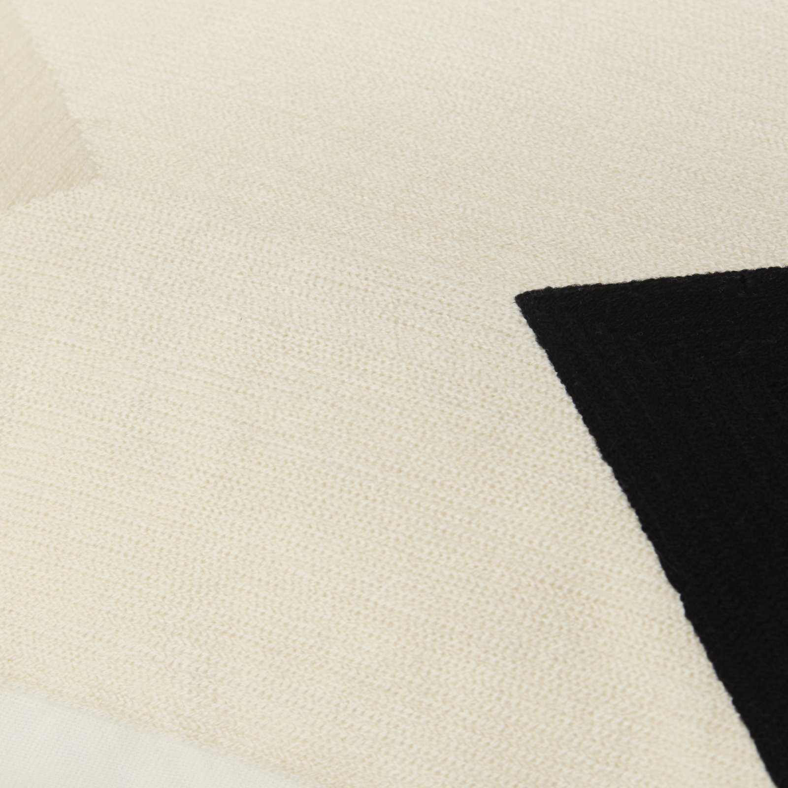 Embroidered Cotton Pillow Cover, Square 18", Polyester, Black