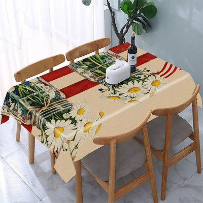 Nappe rétro vintage à motif marguerite Mason