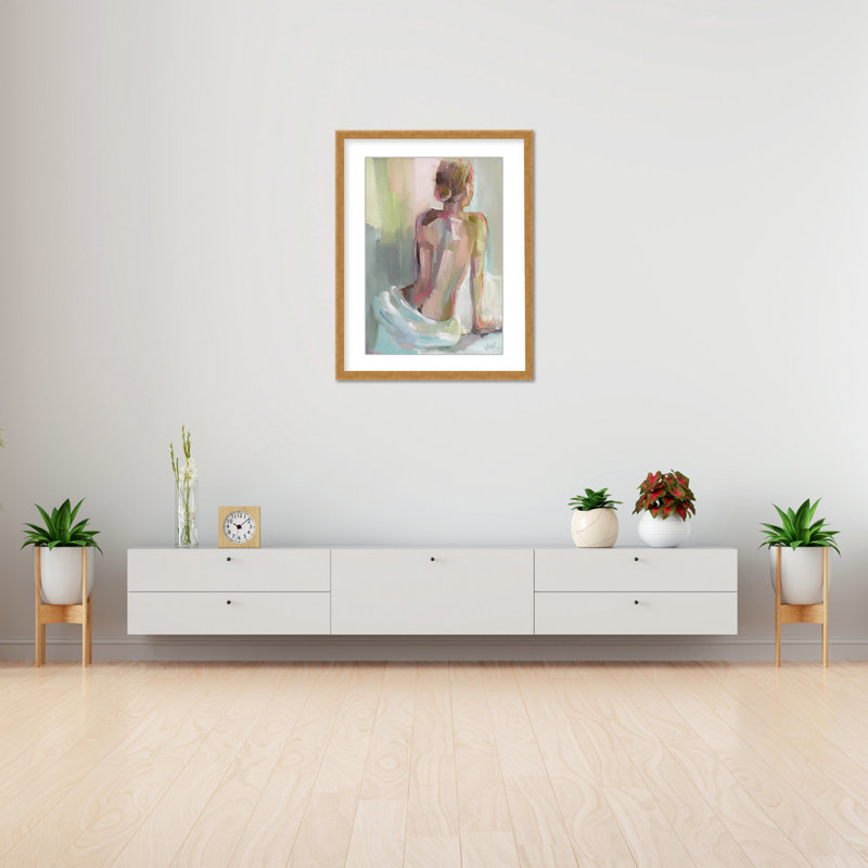 Classic Elegance Grace In Pose: A Portrait Of Feminine Elegance, 40" H x 30" W