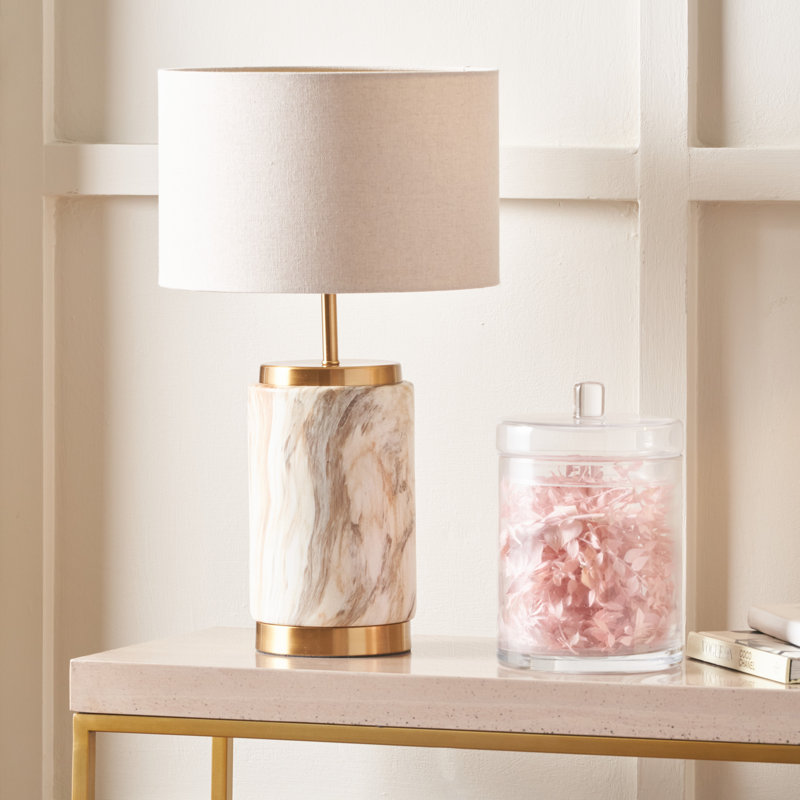 Bellamee Ceramic Table Lamp, 48cm H x 28cm W x 28cm D