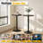 Nuno 2 - Piece 39.5" Pedestal Height Dining Tables, Round Bistro Bar Tables-2117351289-2075608994