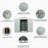 8Ft X 4Ft Outdoor Metal Storage Shed-123283130-123283131