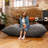 Pillow Saxx 5.5-Foot - Huge Bean Bag Floor Pillow and Lounger-1376365472