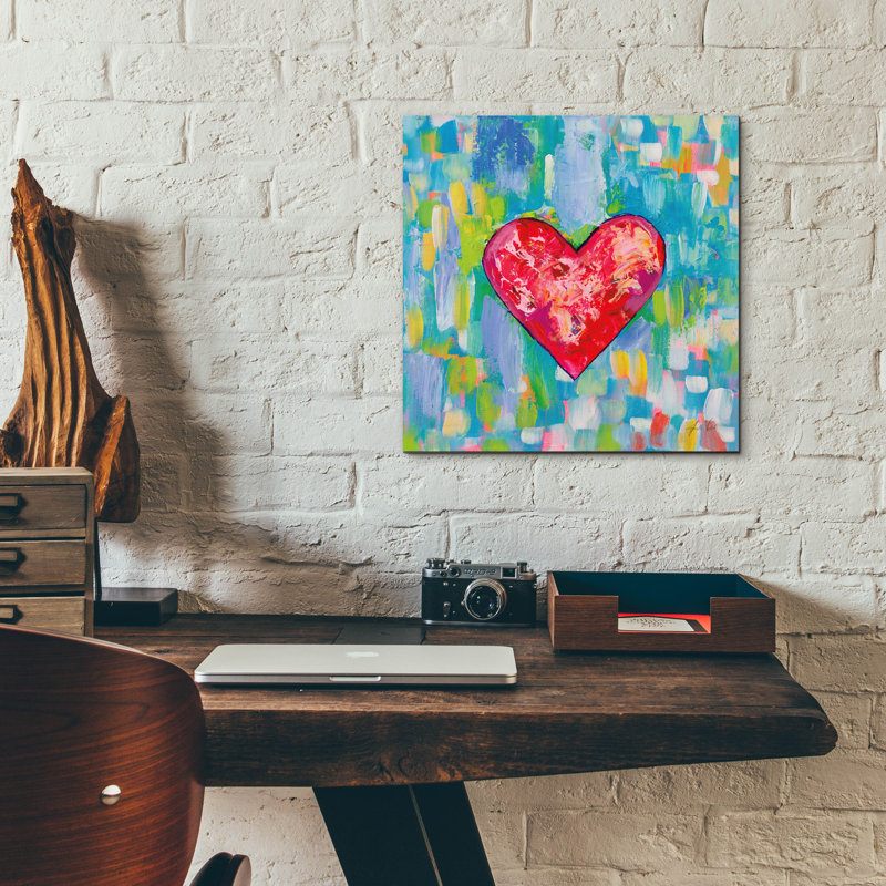 «True Love Bright» par Jeanette Vertentes, H 12 po x l 12 po x P 0,13 po