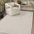 Didina Textured Cream Curves Indoor Stain Resistant Area Rug-1540048357