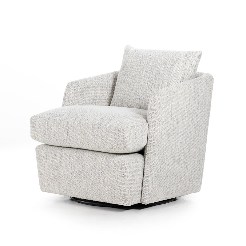 Fauteuil pivotant Seyfried, Coton de mérinos