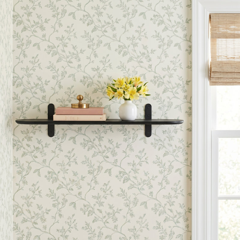Wickman Oval Bracket Shelf, Black, Black
