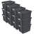 Sterilite 12 Pack 20 Gallon Latch Tote, Stackable Plastic Storage Bin Container