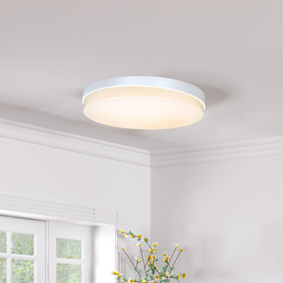 Plafonnier encastré 1 lumière DEL 17 po