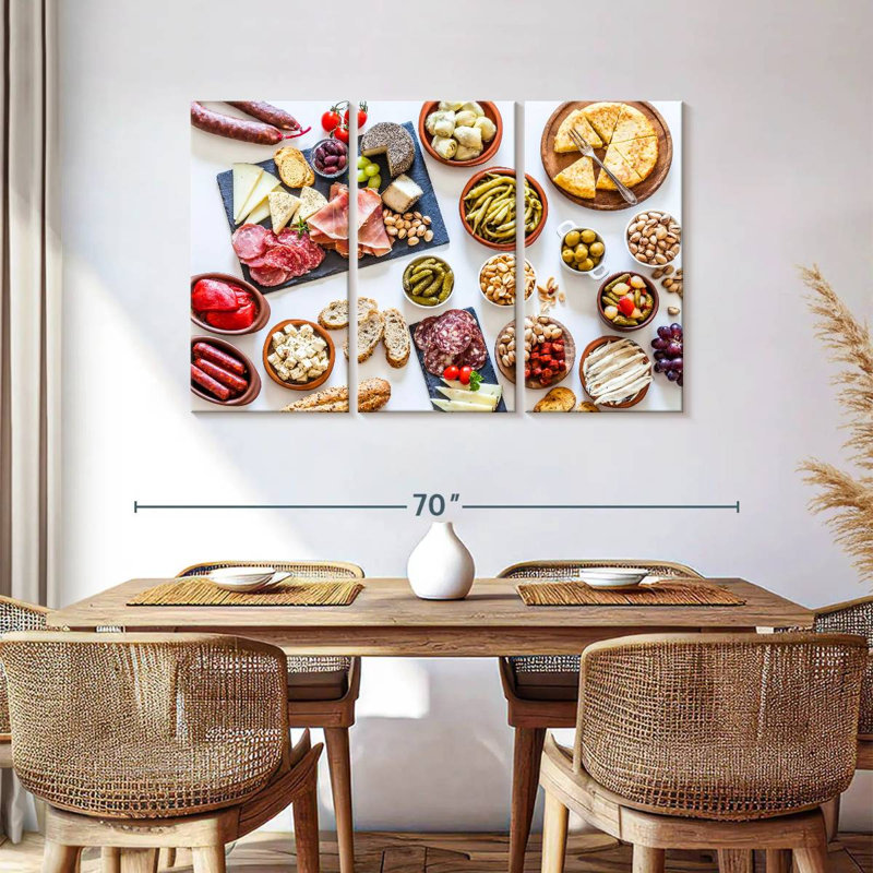 Yarlin Spanish Style Tapas, 36" H x 57" W