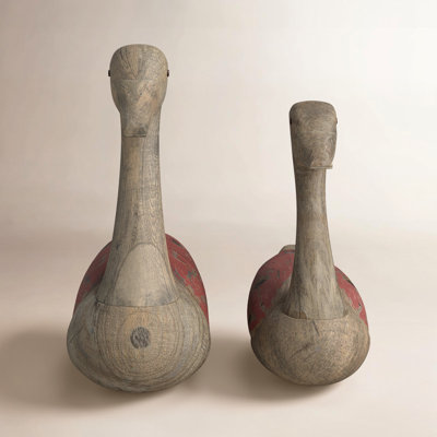 Fernet 2 Piece Bird Stained Figurine Set