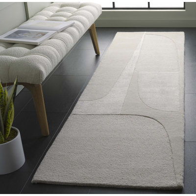 Fifth Avenue Hand Tufted Wool, Viscose, Cotton Geometric Rug