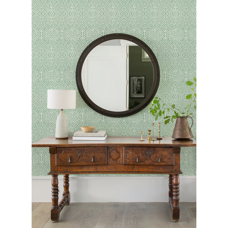 Rouleau de papier peint L 33 pi x l 20,5 po Shauni, Vert