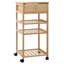 Bamboo Bar Cart