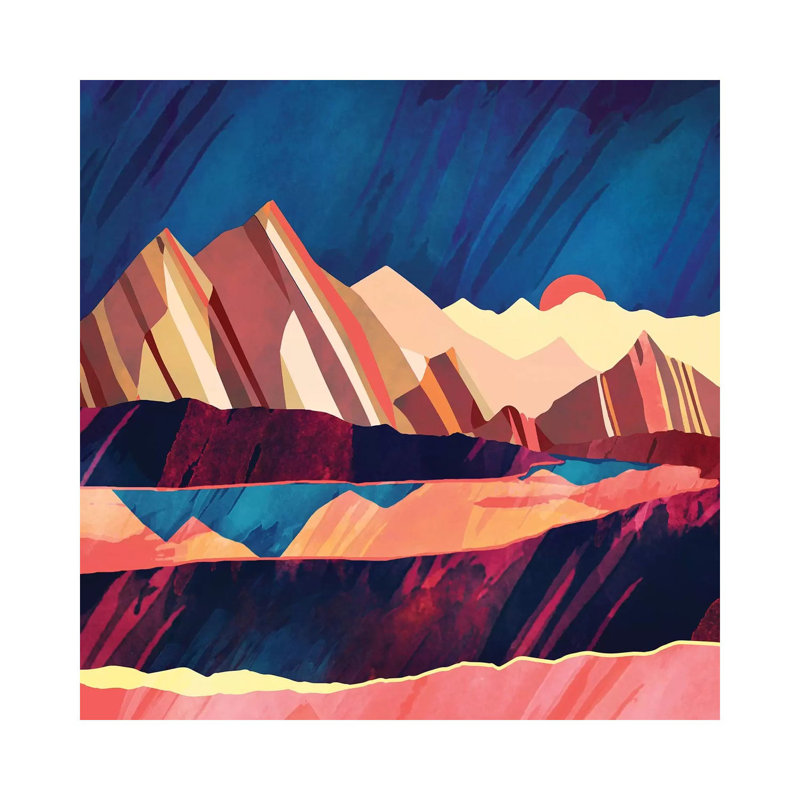 Desert Valley - Print on Canvas, Wrapped Canvas, 66.04 cm H x 66.04 cm W x 1.91 cm D