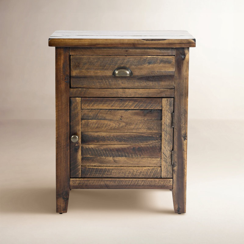 Castile 20'' W Nightstand, Brown