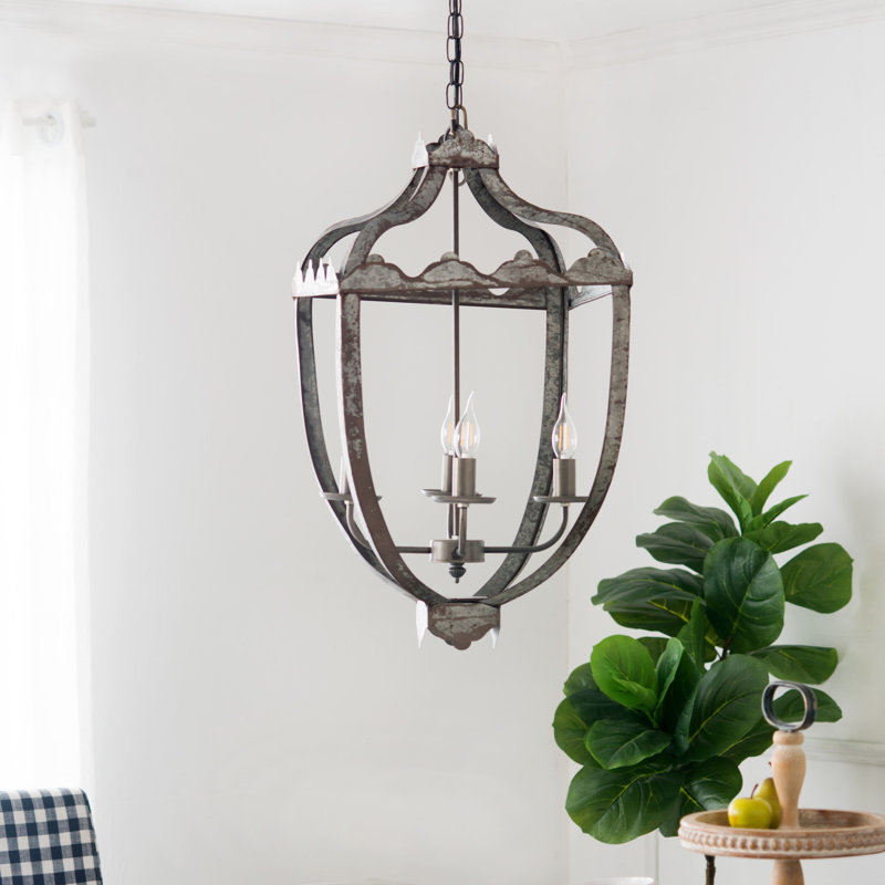 Lustre géométrique à 4 lumières Siegert
