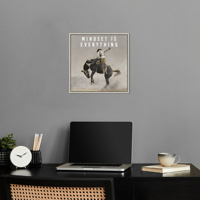 «Mindset Rodeo Manly Inspirational Cowboy», art mural par Notoriart
