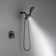 Dual Shower Faucet Set with Valve High Pressure 2 in 1 Shower Combo Set Shower System with Handheld
