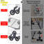 Chariot d'escalade, argent dbest products