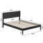 Lit plateforme avec tête de lit réglable Ellarie-607480348-607480349