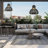 1-Light Wicker Outdoor Pendant Light, Coastal Boho Style Scalloped- Handwoven