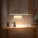 LEPOTEC 7Inch Under Cabinet Lighting,  10LED Warm Wireless Rechargeable Sensor Light
