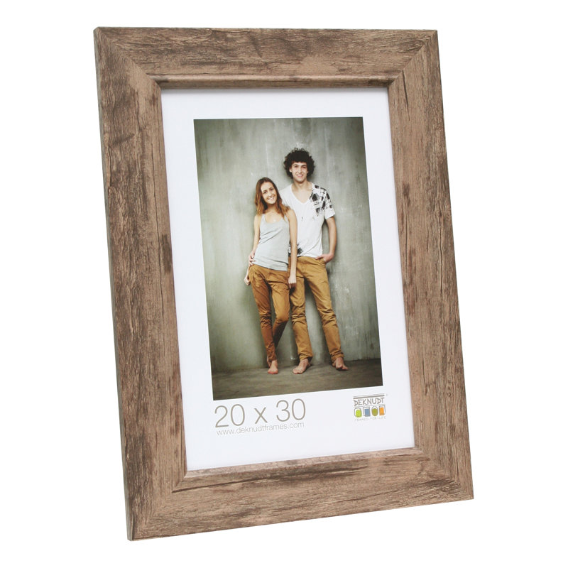 Wood Matte Picture Frame, 19.5" x 27.3", Brown