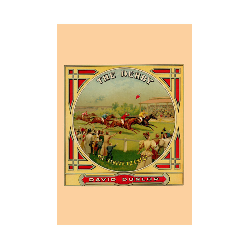 « the derby », affiche rétro