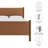 Maven Vegan Leather Upholstered Platform Bed-107488711-107488717-107488710
