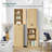 Rattan Storage Cabinet With Adjustable Shelves
