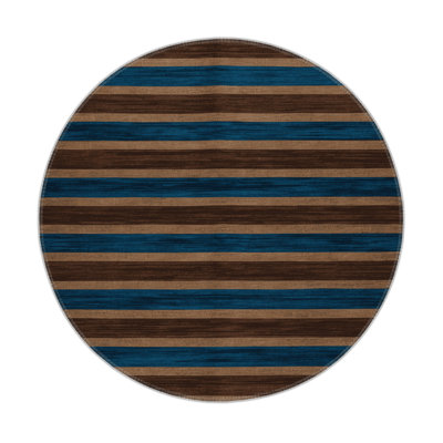 Tapis intérieur / extérieur brun HorizontalStripes