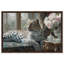 Art mural léopard décoratif encadré à la mode par Art Remedy, cadre doré, 15 x 10-1668575145-1668575167