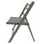 Chaise pliante en bois massif gris - Chaises solides et stables grises, poids de 23,35 lb, faciles à déplacer-67251827