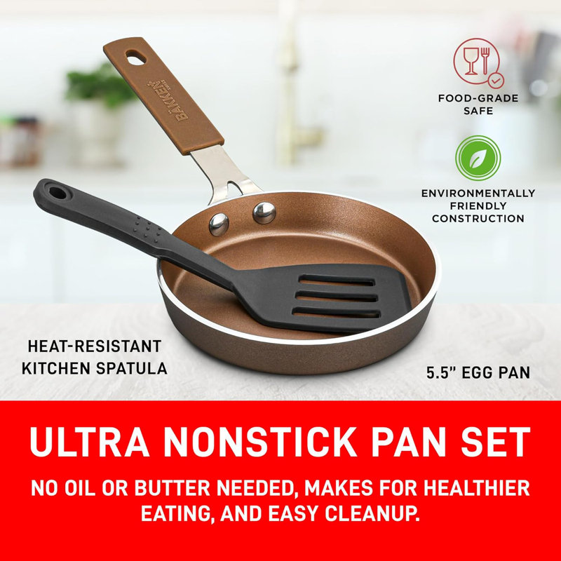 Bakken- Swiss Bakeware Set, Copper/Golden